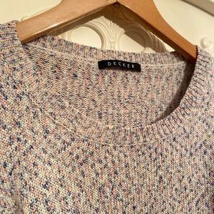 mixology decker multi colored sweater